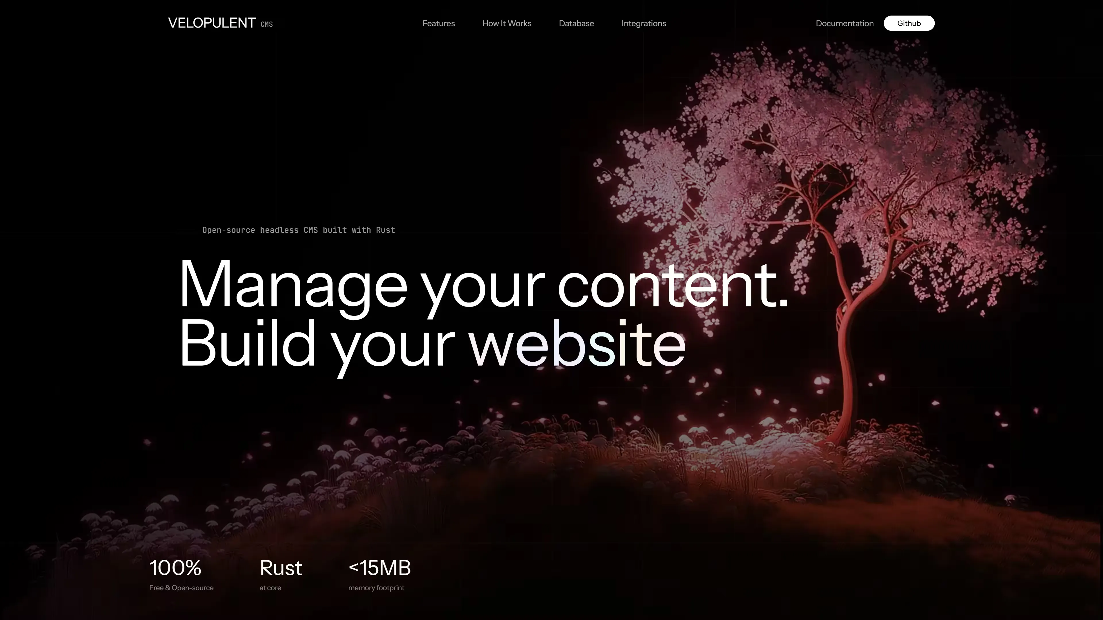 Velopulent CMS